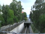 Lausanne - Metro der Linie m2 zwischen Dlices und Grancy.