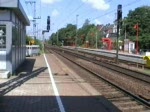 Durchfahrt eines Conatinerzuges durch den BHF Elmshorn am 5.7.2008