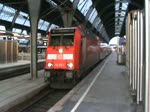 Eine BR 146 mit RB in Karlsruhe Hbf am 15.01.11