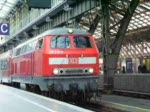 218 216-0 fhrt mit ihrem RE12 aus Trier Hbf nach Kln-Messe/Deutz aus Kln Hbf (Gleis 1) aus.