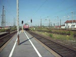 143 074 zog am 11.7.10 die RB 26359 aus Wittenberg in den Leipziger Hbf.