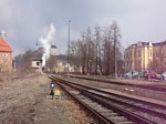 03 2155-4 war am 31.03.13 mit einer Osterfahrt unterwegs, von Nossen nach Greiz. Hier zusehen beim umsetzen in Greiz, mit dem Greitzer Schloss im Hintergrund