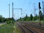 02 0201-0 mit dem DPE 80377 von Leipzig nach Berlin Schneweide in Berlin Schnefeld-Flughafen. Am Haken hatte sie eine Alex Garnitur und als Schublok die 183 003. 02.06.2011