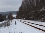 50 3610 und 50 3648 fuhren am 15.12.18 durch Lauter nach Schwarzenberg/Erzgeb.