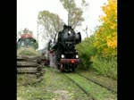 Bw Fest in Weimar am 10.10.2009 ,die BR 52 zusammen mit einer DR BR 118 der heutigen MEG sind fr den Pendelverkehr zwischen Weimar hbf und Bw zustndig.