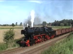 52 8154-8 Abfahrt in Grodalzig, Fotogterzug Leipzig - Zeitz 12.09.2010