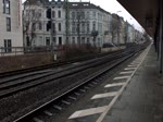 Eine BR 101 mit IC 2313 von Hamburg Altona nach Stuttgart hbf bei der Einfahrt in Bonn hbf.