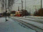 Durchfahrt einer 189, in Lehrte am 12.1.2010.