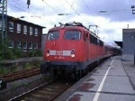 110-415 mit dem FSZ Dortmund-Leverkusen bei der Ausfahrt aus dem Dortmunder Hauptbahnhof.(19.05.07)