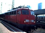 BR 110 321-7 verlsst mit einem Soderzug Dortmund Hbf