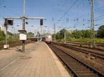 Der RegionalExpress aus Kiel bei der Einfahrt in den Hambruger Hbf. Schublok: BR112 (14.07.07)