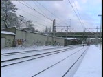 Eine 151 fuhr mit einem gemischten Gterzug durch den bahnhof Hamburg-Harburg am 30.1