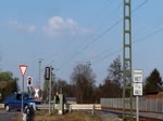 Bahnbergang Durlach - Hagsfeld Durchfahrt Intercity
