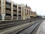 InterCity 390 von Linz (sterreich) nach Frankfurt am Main. Hier am 21.03.08 bei der Durchfahrt durch Plochingen. (Starker Regen)