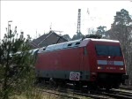 101 085 verlsst Binz mit IC nach Karlsruhe. 28.03.08