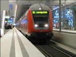 RE 38235 nach Ludwigsfelde beim Verlassen von Berlin Hbf. Da hatte wohl wieder eine 114ener einen Ausfall, denn hinten hingen zwei dran. Besonders genial finde ich ja, dass die Computerstimme von Gleis Zwo anstatt von Gleis Zwei spricht :D. 25.10.08