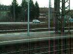 S-Bahn Karlsruhe bei der Ausfahrt aus Rastatt.Ziel dieser S-Bahn ist der Marktplatz von Karlsruhe.24.01.2009  Videolnge 0:43min