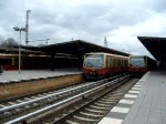 S1 nach Schneberg verlsst am 29.03.08 den Bahnhof Berlin Wannsee.