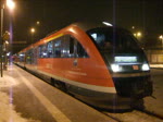 642 551 als S1 von Rostock Hbf Richtung Warnemnde bei der Ausfahrt im Haltepunkt Rostock-Ltten Klein.(03.01.2011)