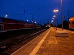 DB Regio 143 952-0 mit S 2 von Gstrow nach Warnemnde bei der Einfahrt im Bahnhof Warnemnde.(09.05.2011)