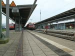 Wieder ist eine 143er in Rostock ausgefallen:112 124-3 mit S1 von Rostock Hbf nach Warnemnde bei der Ausfahrt im Rostocker Hbf.19.08.2011