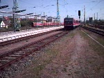 BR628 als S-BAHN von Rostock-Seehafen Nord nach Rostock Hbf.bei Einfahrt im Rostocker Hbf.(04.09.08)