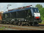 189 212-4 (ES 64 F4-212) mit Getreidezug in Fahrtrichtung Sden. Aufgenommen am 18.06.2010 in Eschwege West.