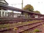 1116  233-6 der ITL fuhr am 12.09.2009 mit einem Containerzug durch den Wunstorfer Bahnhof,auf Gleis 2 in Richtung Seelze.