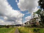 Luxemburg, zwischen Mersch und Luxemburg auf der Nordstrecke. Der ET 2212 auf dem Weg von Mersch nach Luxemburg, wenige Minuten später gefolgt vom ET 2005. 30.06.2014