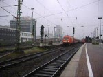 Lok 22 der WLE mit D87270 von Kln nach Grmitz verlsst Dortmund.(02.11.07)