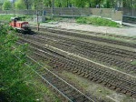 Eine BB BR 2068 bei Verschubarbeiten im Bahnhof villach Blick Richtung Tauernbahn und Spital / Millstttersee.