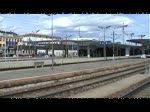 Ausfahrt Taurus 1116 mit Railjet Ganitur aus dem Bahnhof Wien West 29.03.2010