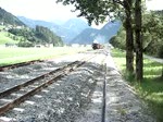 Dampfzug auf der Fahrt nach Jenbach kurz vor Zell am Ziller