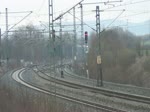 1216 954   Hdlmayr  der Wiener Lokalbahn mit einen Dacia-Autozug bei Iphofen am 29.03.2012 