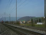 Luxembourg in der Schweiz ? Die Re 4/4 II ( 11141 ) zieht einen InterRegio komplett mit Wagen der CFL ( Chemins de Fer Luxembourgeois ) durch das Fricktal nach Zrich am 24.3.2011.