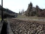 Re 4/4 II mit Schnellzug bei Sissach am 08.01.2008