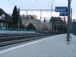 Ein IC von Basel nach Bern fhrt am 24.02.2009 durch Sissach.