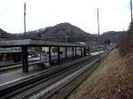 Zwei Re 465 mit Hupac-Zug bei Tecknau am 09.01.2008