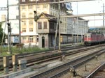 Zwei Re 6/6 und eine Re 4/4 II mit GZ bei Pratteln am 27.07.2010